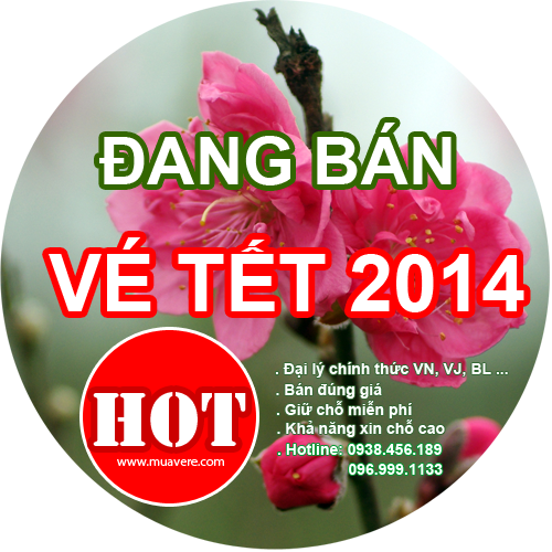 Vé máy bay tết 2014